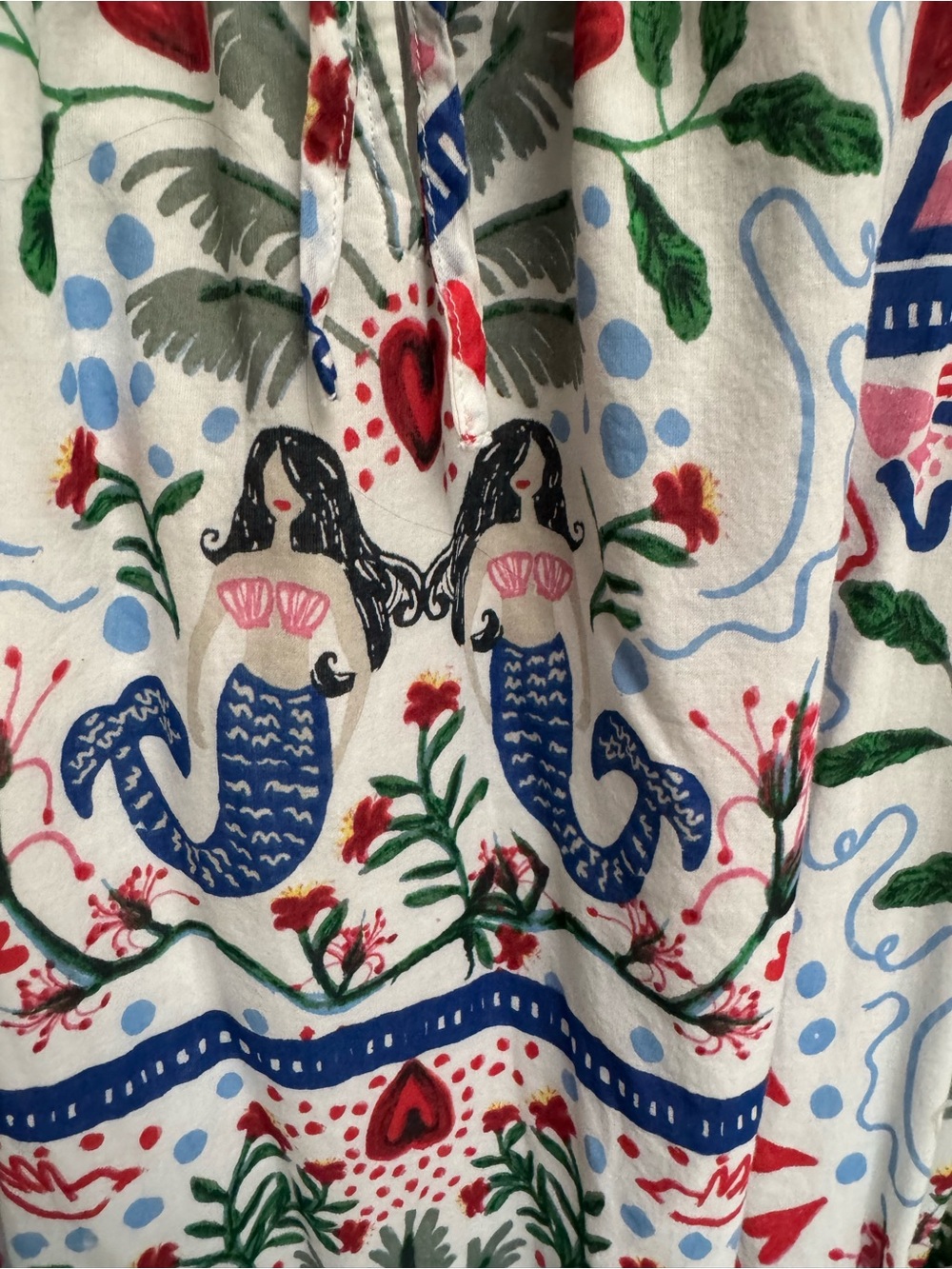 LOFT Mermaid Garden Midi Dress - Picture 3 of 9